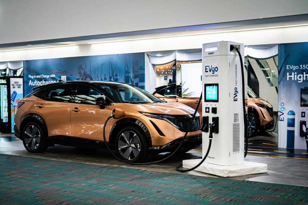 Electric car DC charging connector