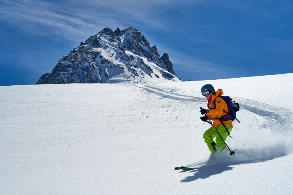 Skiing in Val d'Isère, one of the best ski resorts in France